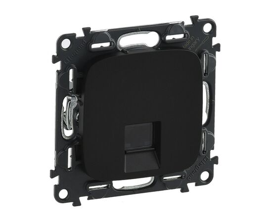 Комп'ютерна розетка Legrand Furniture RJ45 Кат.5е UTP Антрацит (753950)
