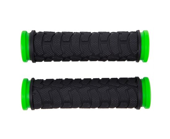 Гріпси Bravvos L122 мм FL-424 Black/Green (GRI-333)