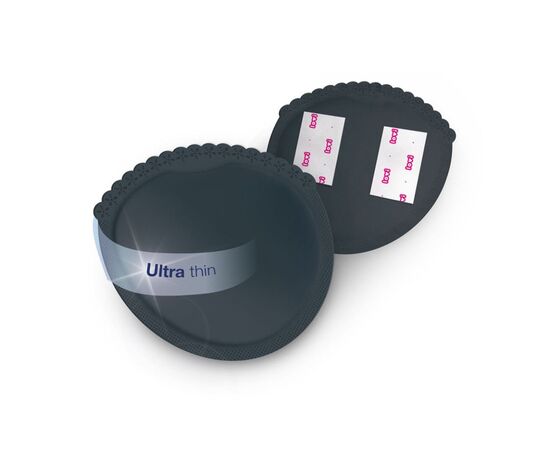 Вкладыш для бюстгальтера Lovi Discreet Elegance лактационные прокладки 20 шт. черные (19/611), изображение 2