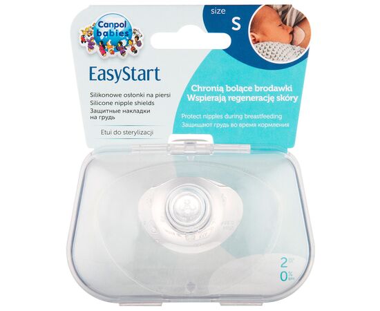 Защитная накладка на сосок Canpol babies EasyStart S 2 шт (18/602), изображение 3 Защитная накладка на сосок Canpol babies EasyStart S 2 шт (18/602), изображение 3