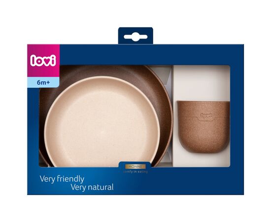 Набор детской посуды Lovi Granola з кружкою (21/532_bei), изображение 2 Набор детской посуды Lovi Granola з кружкою (21/532_bei), изображение 2