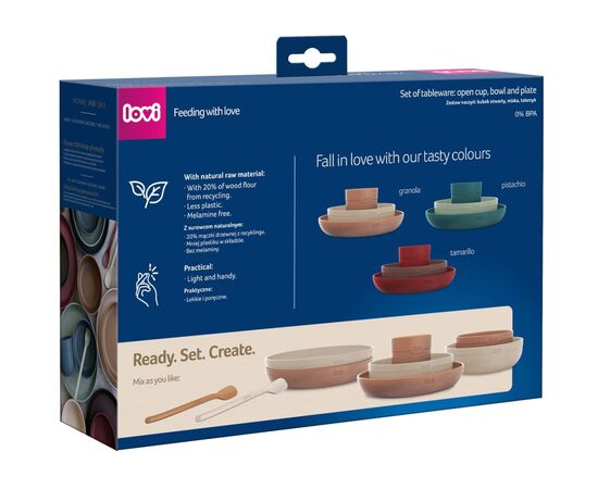 Набор детской посуды Lovi Granola з кружкою (21/532_bei), изображение 3 Набор детской посуды Lovi Granola з кружкою (21/532_bei), изображение 3