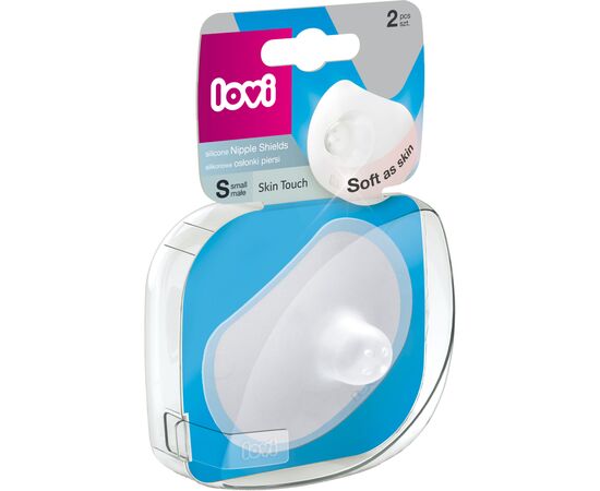 Захисна накладка на сосок Lovi Skin Touch 2 шт. S (5/605gb), зображення 3 Захисна накладка на сосок Lovi Skin Touch 2 шт. S (5/605gb), зображення 3