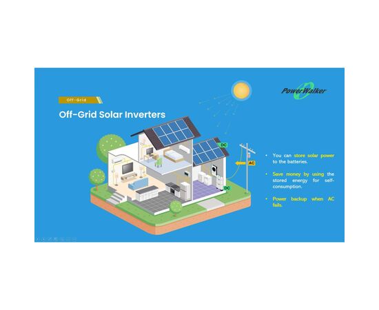 Инвертор PowerWalker 5000 ZRO OFG (10120226), изображение 4 Инвертор PowerWalker 5000 ZRO OFG (10120226), изображение 4