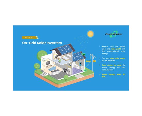Инвертор PowerWalker 5600 SKY OGN (10120230), изображение 4 Инвертор PowerWalker 5600 SKY OGN (10120230), изображение 4