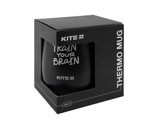 Поильник-непроливайка Kite Train your brain термокружка 360 мл черная (K22-378-01-1), изображение 5 Поильник-непроливайка Kite Train your brain термокружка 360 мл черная (K22-378-01-1), изображение 5