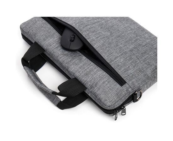 Сумка для ноутбука Vinga 14" NB1403 melange gray (NB1403GY), изображение 6