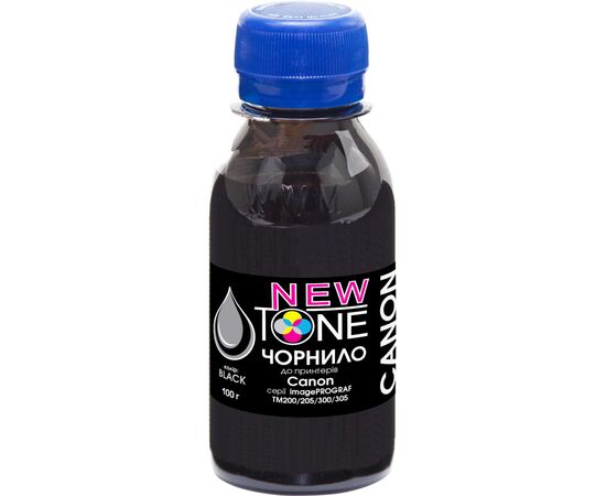 Чернила NewTone Canon iPF TM-200/305 100г Black Pigm. (NT.PFI120Bk-2)