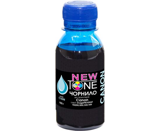 Чернила NewTone Canon iPF TM-200/305 100г Cyan Pigm. (NT.PFI120C-2)