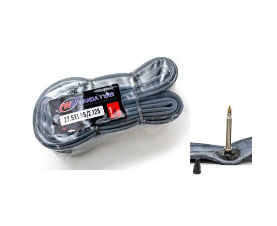 Велосипедная камера Wanda 27.5x1.95/2.125 FV Presta 48мм (TUB-066)