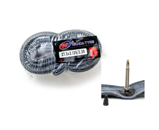 Велосипедна камера Wanda 27.5x2.125/2.35 FV Presta 48мм (TUB-067)