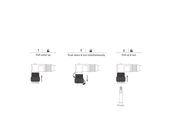 Велосипедный насос Birzman The Pump with Snap-It Pro Grey (BM22-SP-S-WD), изображение 5 Велосипедный насос Birzman The Pump with Snap-It Pro Grey (BM22-SP-S-WD), изображение 5