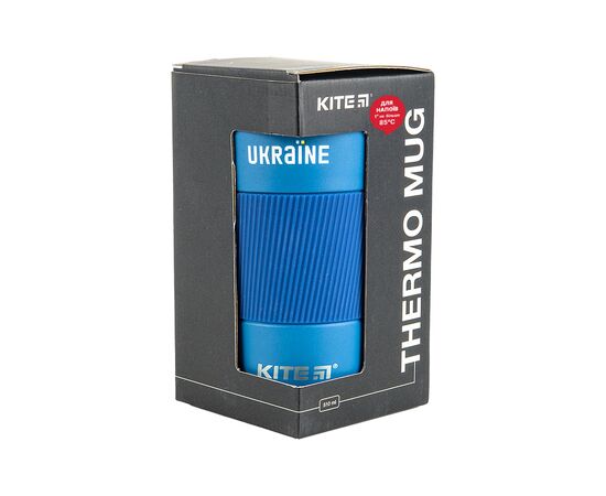 Поильник-непроливайка Kite Украина термокружка 510 мл, синяя (K22-458-05), изображение 4 Поильник-непроливайка Kite Украина термокружка 510 мл, синяя (K22-458-05), изображение 4