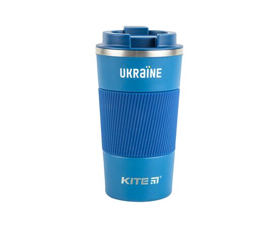Поильник-непроливайка Kite Украина термокружка 510 мл, синяя (K22-458-05)