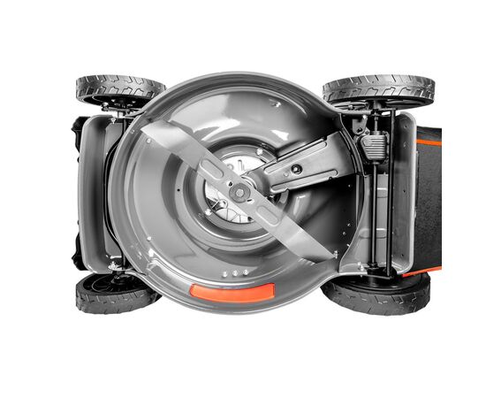 Газонокосилка Graphite бензиновая 3кВт (4л.с.), 50см, 55л, мульчирование, 25-65мм, 36кг (52G672), изображение 2 Газонокосилка Graphite бензиновая 3кВт (4л.с.), 50см, 55л, мульчирование, 25-65мм, 36кг (52G672), изображение 2