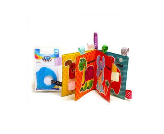 Развивающая игрушка Книжковий хмарочос Мягкая книга шуршалка: Котик (6102274), изображение 2 Развивающая игрушка Книжковий хмарочос Мягкая книга шуршалка: Котик (6102274), изображение 2