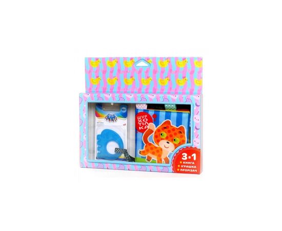 Развивающая игрушка Книжковий хмарочос Мягкая книга шуршалка: Котик (6102274), изображение 3 Развивающая игрушка Книжковий хмарочос Мягкая книга шуршалка: Котик (6102274), изображение 3