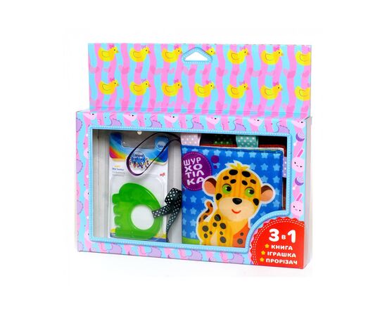 Развивающая игрушка Книжковий хмарочос Мягкая книга шуршалка: Леопардик (6102277), изображение 3 Развивающая игрушка Книжковий хмарочос Мягкая книга шуршалка: Леопардик (6102277), изображение 3