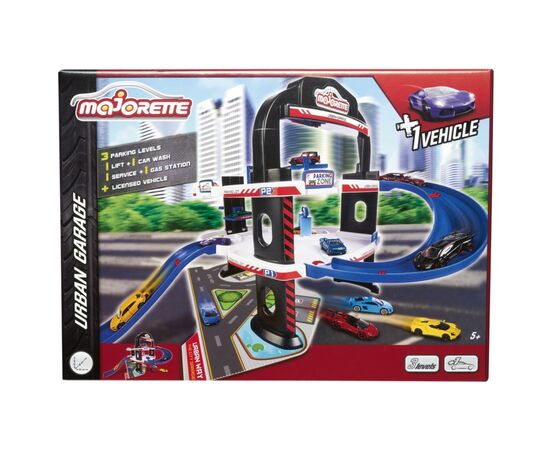 Игровой набор Majorette Креатикс. Городской гараж 3 этажа, 1 машинка (2059985), изображение 4