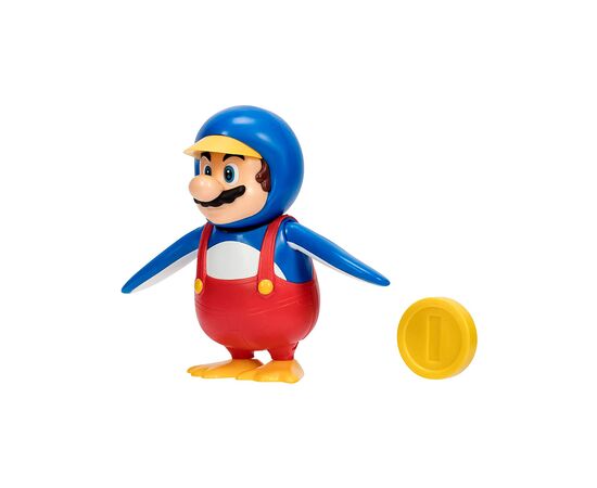 Фігурка Super Mario з артикуляцією - Маріо-пінгвін 10 см (40824i), зображення 2 Фігурка Super Mario з артикуляцією - Маріо-пінгвін 10 см (40824i), зображення 2
