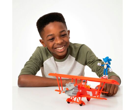 Игровой набор Sonic the Hedgehog Соник и Тейлз на биплане (412674), изображение 10