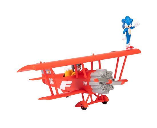 Игровой набор Sonic the Hedgehog Соник и Тейлз на биплане (412674), изображение 3