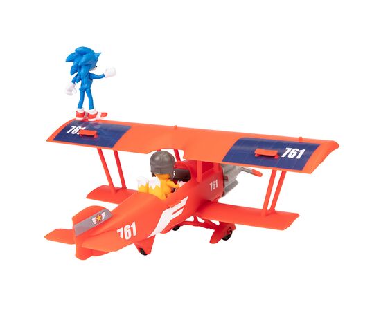 Игровой набор Sonic the Hedgehog Соник и Тейлз на биплане (412674), изображение 4