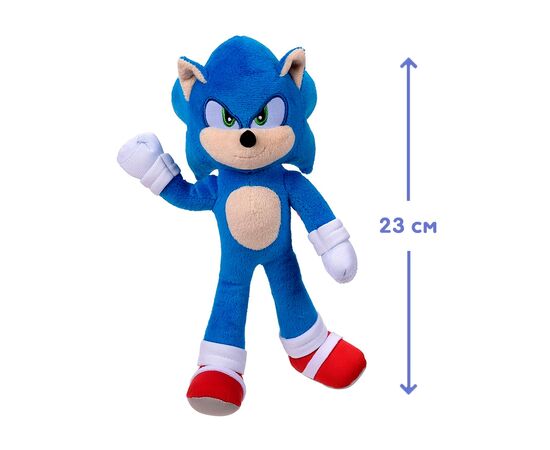 Мягкая игрушка Sonic the Hedgehog Соник 23 см (41274i), изображение 2 Мягкая игрушка Sonic the Hedgehog Соник 23 см (41274i), изображение 2
