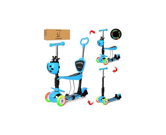 Самокат iTrike Maxi 5 в 1 (JR 3-026-BL blue), изображение 3 Самокат iTrike Maxi 5 в 1 (JR 3-026-BL blue), изображение 3