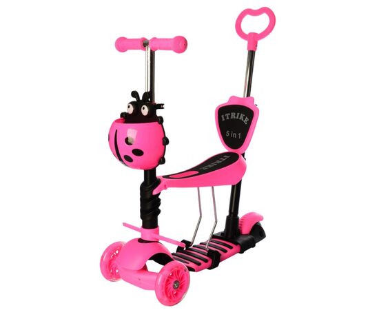 Самокат iTrike Maxi 5 в 1 (JR 3-026-P1 pink)