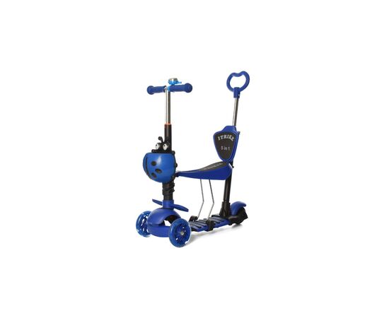 Самокат iTrike Maxi 5 в 1 (JR 3-027-BL blue), изображение 5 Самокат iTrike Maxi 5 в 1 (JR 3-027-BL blue), изображение 5