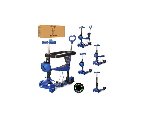 Самокат iTrike Maxi 5 в 1 (JR 3-027-BL blue), изображение 6 Самокат iTrike Maxi 5 в 1 (JR 3-027-BL blue), изображение 6