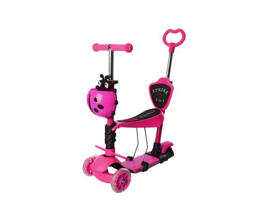 Самокат iTrike Maxi 5 в 1 (JR 3-077-P pink)