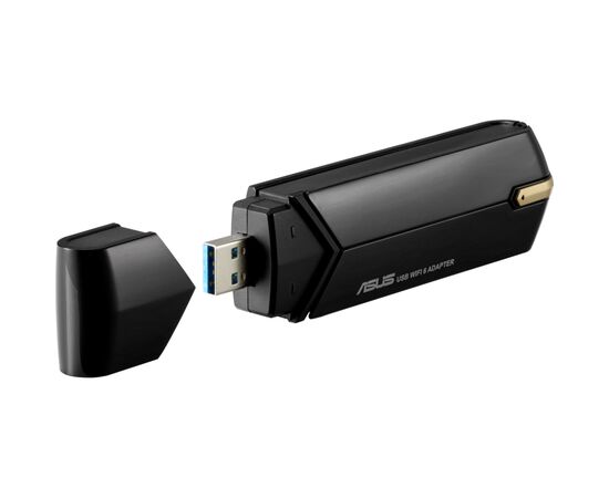 Мережева карта Wi-Fi ASUS USB-AX56 (90IG06H0-MO0R10), зображення 3 Мережева карта Wi-Fi ASUS USB-AX56 (90IG06H0-MO0R10), зображення 3