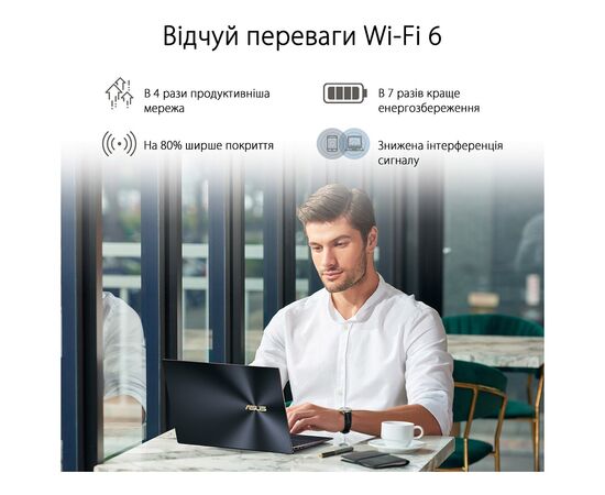 Мережева карта Wi-Fi ASUS USB-AX56 (90IG06H0-MO0R10), зображення 5 Мережева карта Wi-Fi ASUS USB-AX56 (90IG06H0-MO0R10), зображення 5