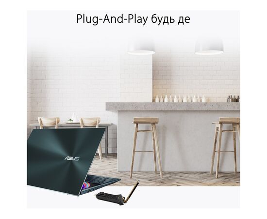 Мережева карта Wi-Fi ASUS USB-AX56 (90IG06H0-MO0R10), зображення 8 Мережева карта Wi-Fi ASUS USB-AX56 (90IG06H0-MO0R10), зображення 8