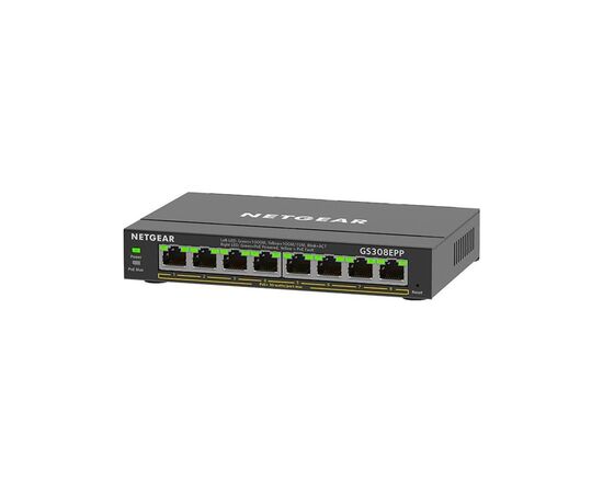 Комутатор мережевий Netgear GS308EPP-100PES