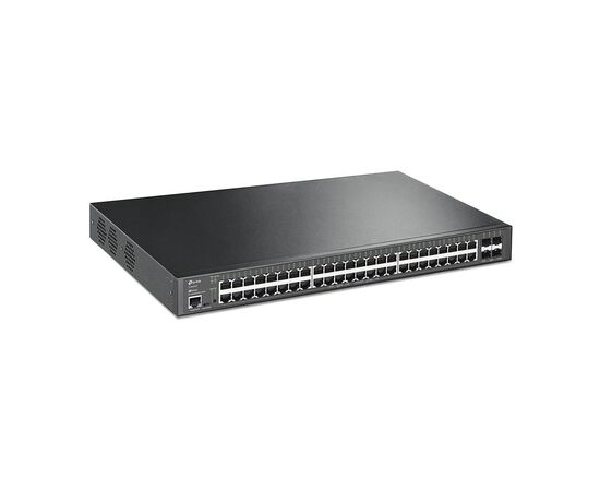 Коммутатор сетевой TP-Link TL-SG3452X 48xGE 4x10GE/SFP+ L2 JetStream 19" 1U (TL-SG3452X), изображение 2 Коммутатор сетевой TP-Link TL-SG3452X 48xGE 4x10GE/SFP+ L2 JetStream 19" 1U (TL-SG3452X), изображение 2