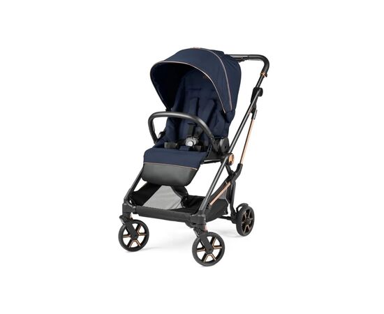 Коляска Peg-Perego 2 в 1 Vivace Blue Shine синяя (PACK-VIV2100000002), изображение 3 Коляска Peg-Perego 2 в 1 Vivace Blue Shine синяя (PACK-VIV2100000002), изображение 3