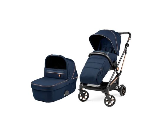 Коляска Peg-Perego 2 в 1 Vivace Blue Shine синяя (PACK-VIV2100000002)