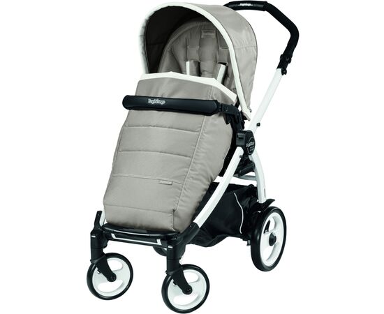 Коляска Peg-Perego Book Plus 51 Versilia, бежева з білим (PACK05-00000000005)
