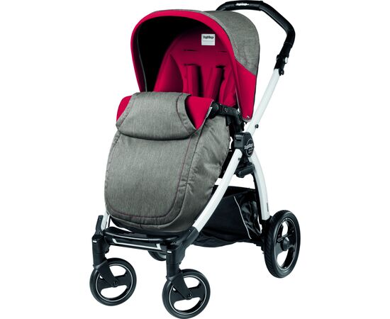 Коляска Peg-Perego Book Plus 51, червона з сірим (PACK05-00000000003)