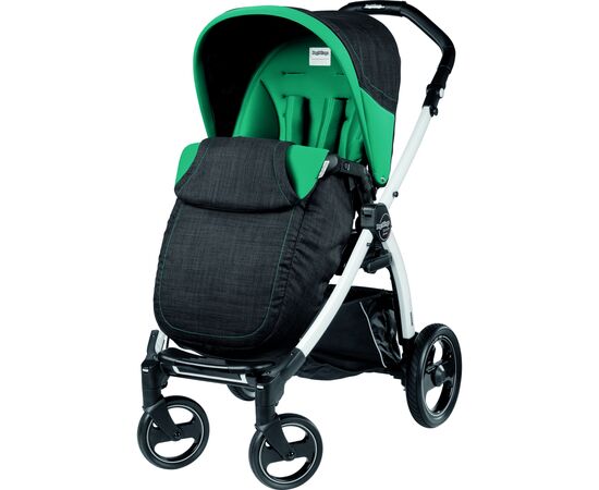 Коляска Peg-Perego Book Plus голубая с черным (PACK04-00000000007)