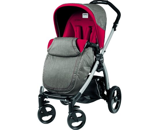 Коляска Peg-Perego Book Plus красная с серым (PACK04-00000000006)