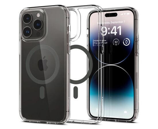Чехол для мобильного телефона Spigen Apple Iphone 14 Pro Ultra Hybrid MagFit, Graphite (ACS04970), изображение 2 Чехол для мобильного телефона Spigen Apple Iphone 14 Pro Ultra Hybrid MagFit, Graphite (ACS04970), изображение 2