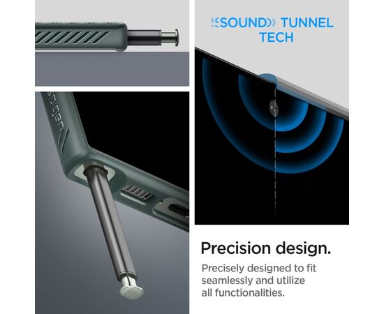 Чехол для мобильного телефона Spigen Samsung Galaxy S23 Ultra Liquid Air, Abyss Green (ACS05615), изображение 5 Чехол для мобильного телефона Spigen Samsung Galaxy S23 Ultra Liquid Air, Abyss Green (ACS05615), изображение 5