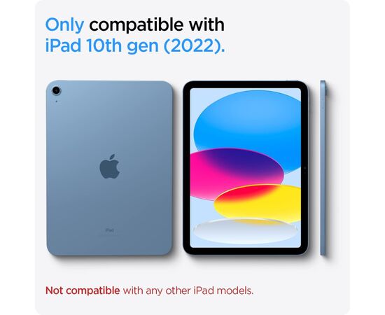 Чохол до планшета Spigen Apple iPad 10.9" (2022) Smart Fold, Black (ACS05309), зображення 4 Чохол до планшета Spigen Apple iPad 10.9" (2022) Smart Fold, Black (ACS05309), зображення 4