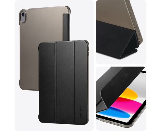 Чохол до планшета Spigen Apple iPad 10.9" (2022) Smart Fold, Black (ACS05309), зображення 5 Чохол до планшета Spigen Apple iPad 10.9" (2022) Smart Fold, Black (ACS05309), зображення 5