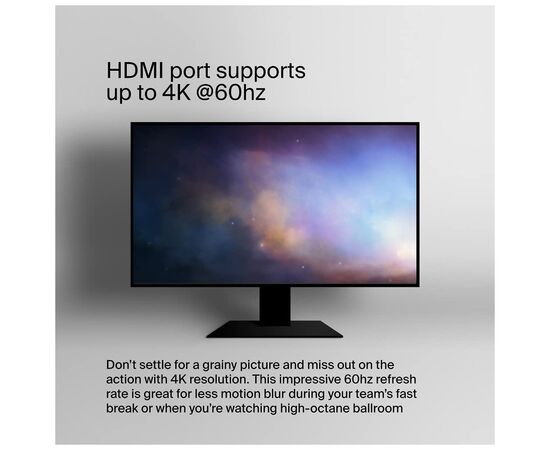 Концентратор USB-C 7in1 Ethernet Multiport Dock Belkin (INC009BTSGY), изображение 5 Концентратор USB-C 7in1 Ethernet Multiport Dock Belkin (INC009BTSGY), изображение 5