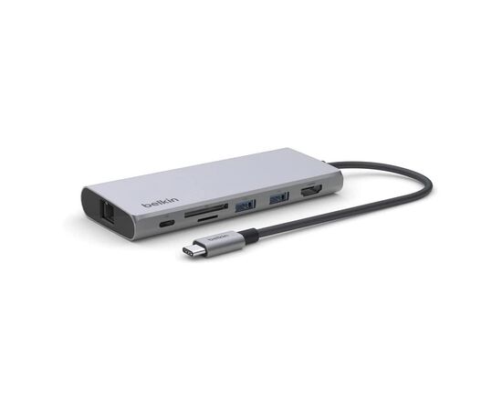 Концентратор USB-C 7in1 Ethernet Multiport Dock Belkin (INC009BTSGY)